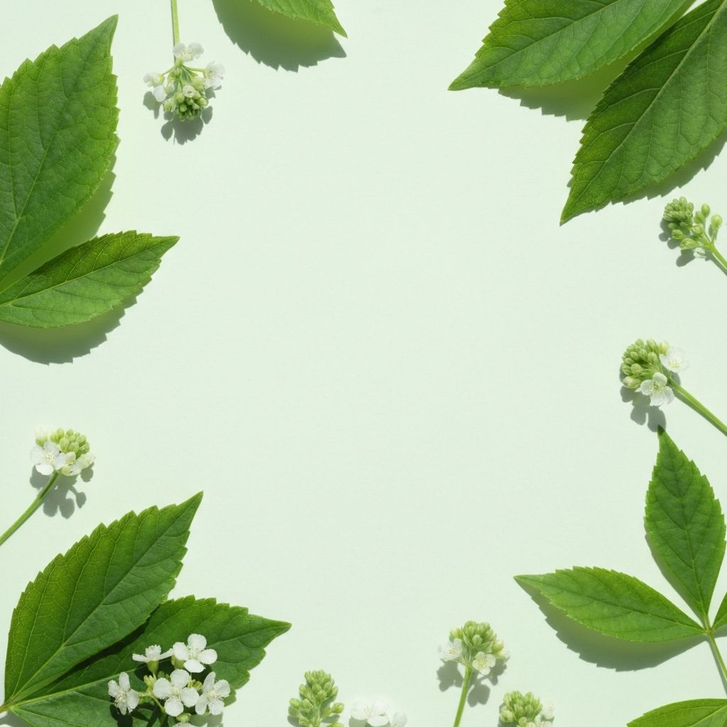 Natürliche grüne Pflanzenelemente